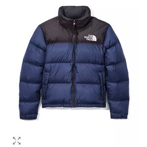 The North Face Navy & Black Quilted Puffer Jacket